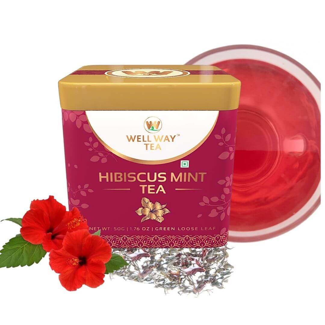 Buy Hibiscus Mint Tea By Well Way Tea