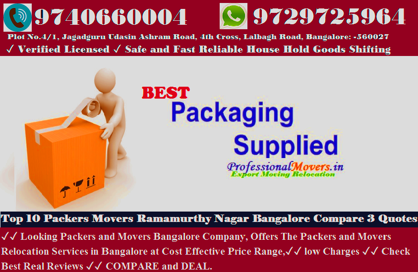 ProfeesionalMovers.in Packers and Movers Bangalore